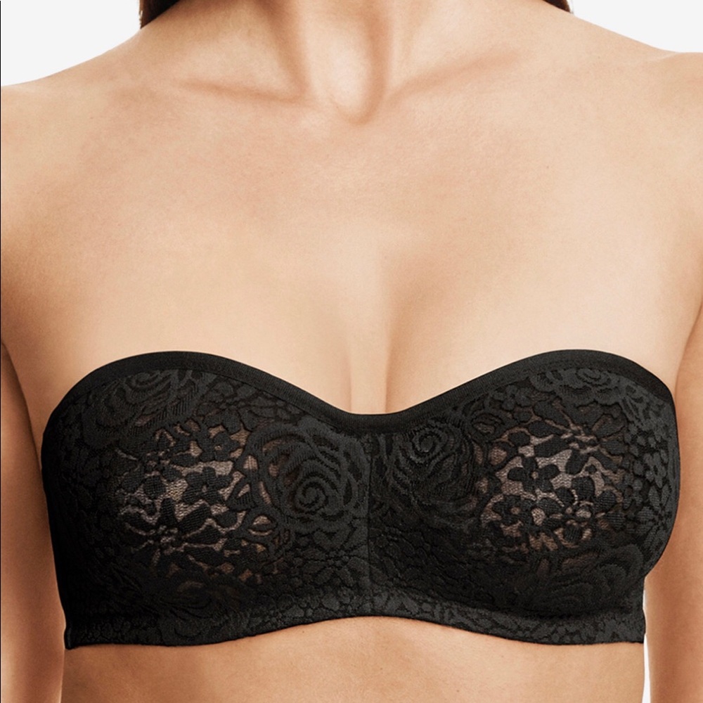 Wacoal Strapless Halo Bra Black NWT 40DD